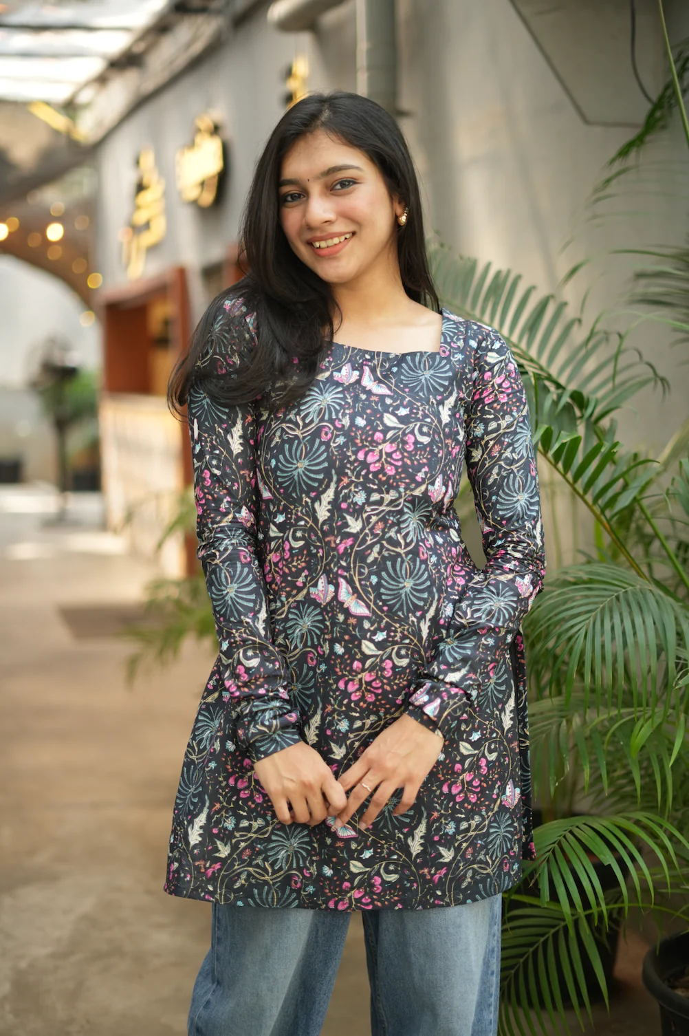 Megha-short Kurti I(black) - Image 6